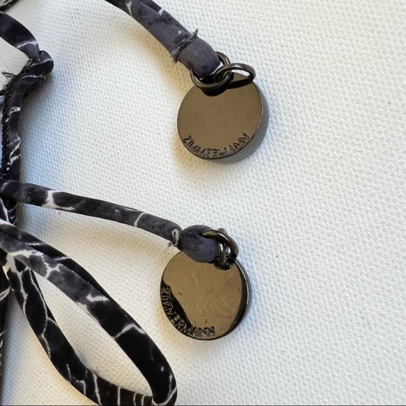 Zimmermann Halter High Neck Marble Bikini black RARE - Picture 3 of 10